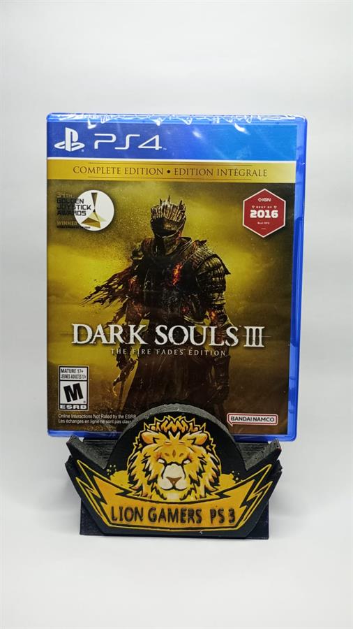 DARK SOULS 3 THE FIRE FADES EDITION PS4 FISICO SELLADO