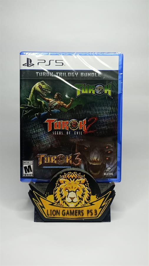TUROK TRILOGY BUNDLE PS5 FISICO SELLADO