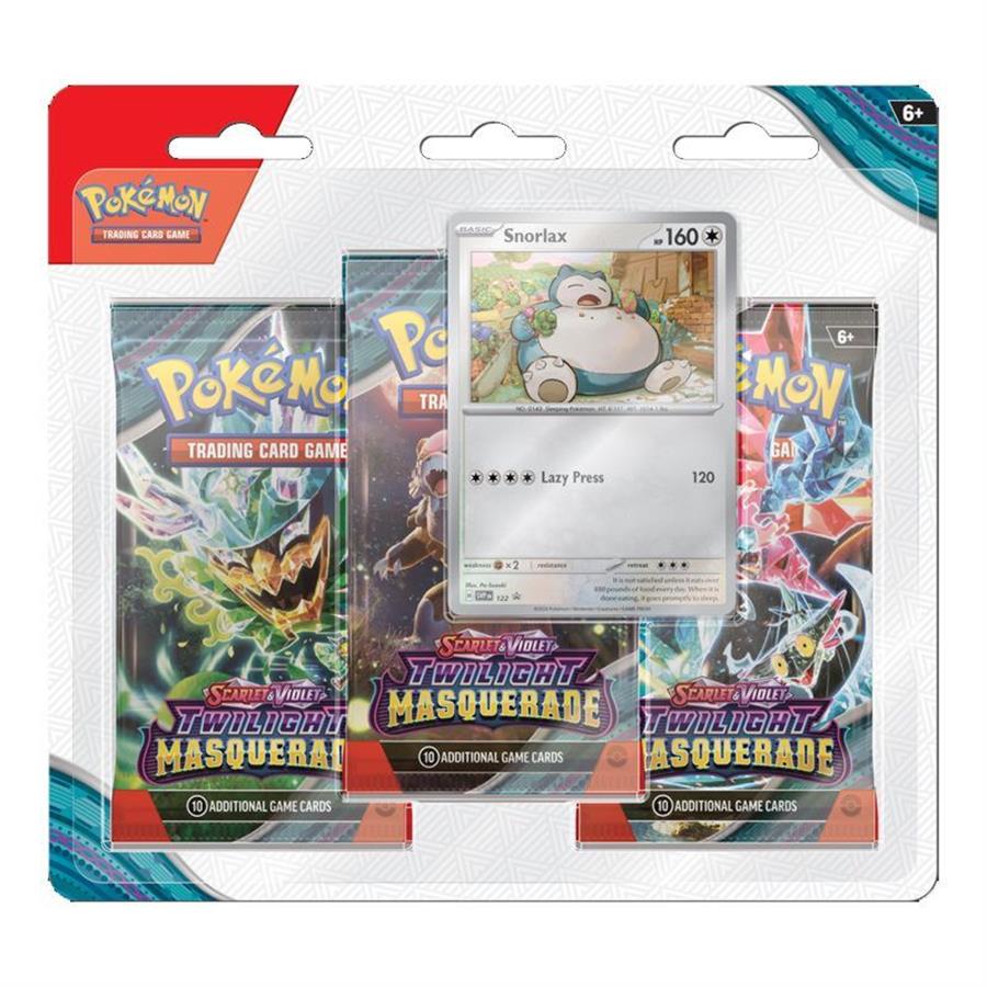 CARTAS POKEMON TCG TWILIGHT MASQUERADE TRES PACK MEJORA ADICIONAL