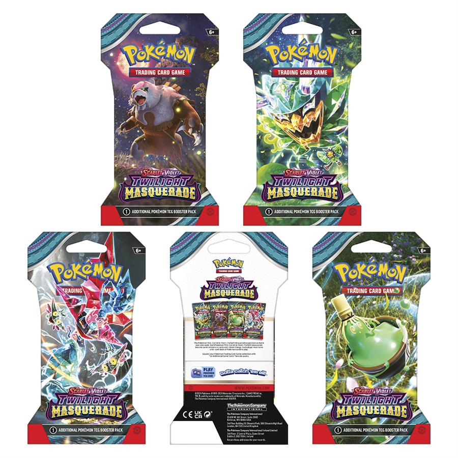 CARTAS POKEMON TCG TWILIGHT MASQUERADE SOBRE MEJORA ADICIONAL