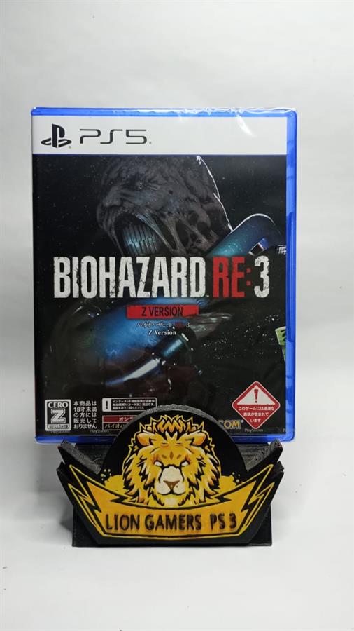 RESIDENT EVIL: 3 BIOHAZARD "VERSION Z"(JAPONES) PS5 FISICO SELLADO