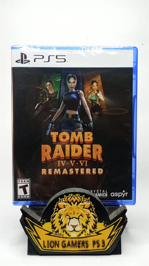 TOMB RAIDER IV - V - VI REMASTERIZADO PS5 FISICO SELLADO