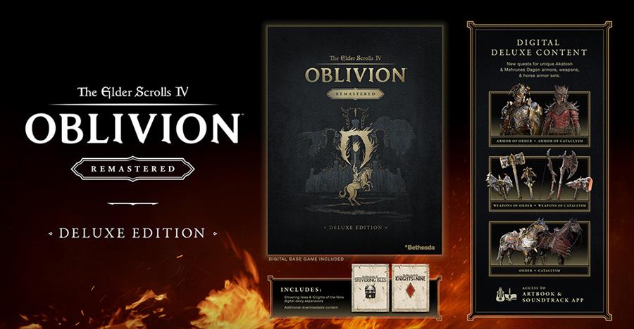 THE ELDER SCROLLS IV : OBLIVION REMASTERED DELUXE EDITION PS5 FISICO SELLADO
